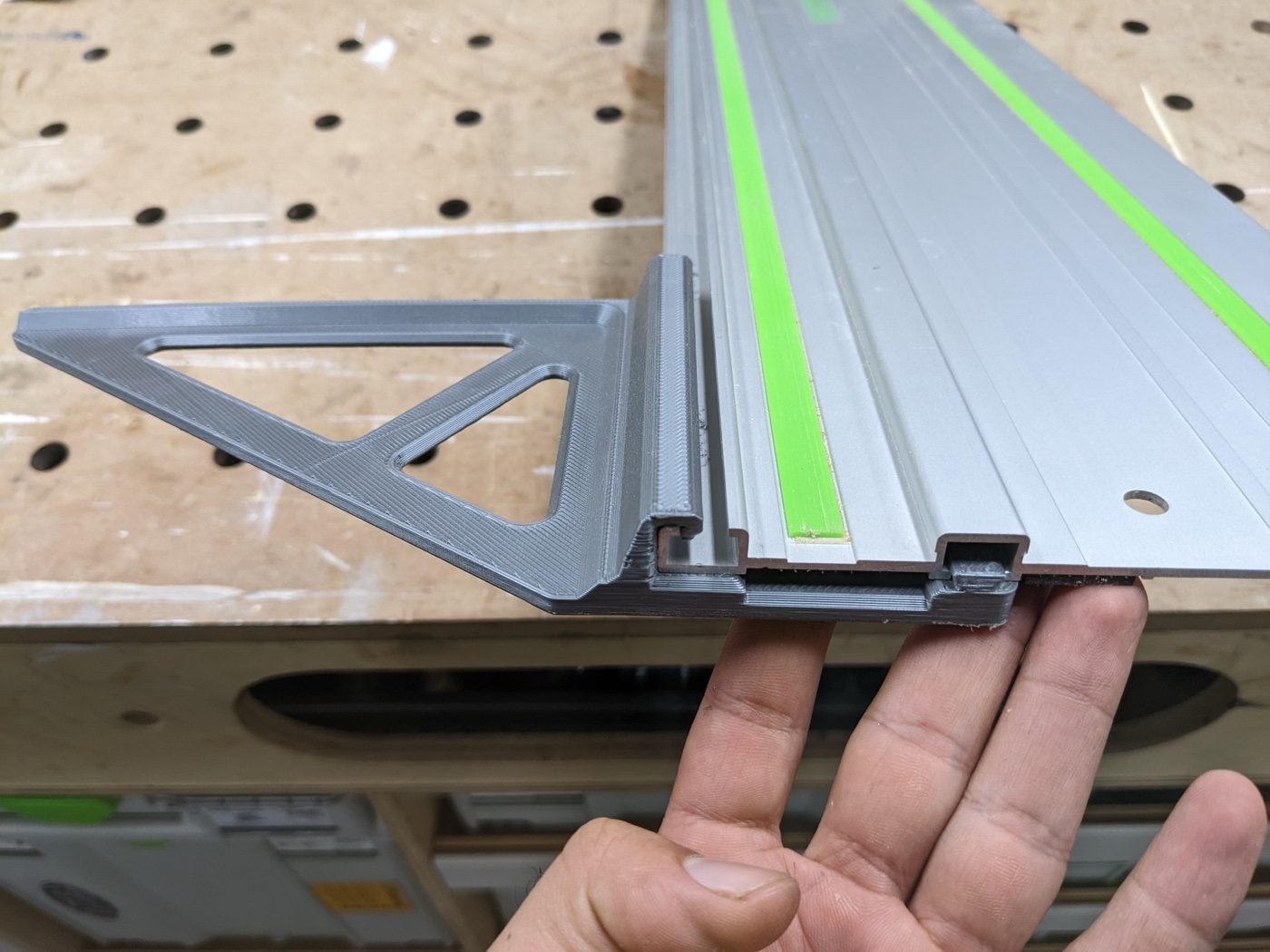 Makita ve Festool Tracksaw Rayı Dik Gönyesi görsel 2