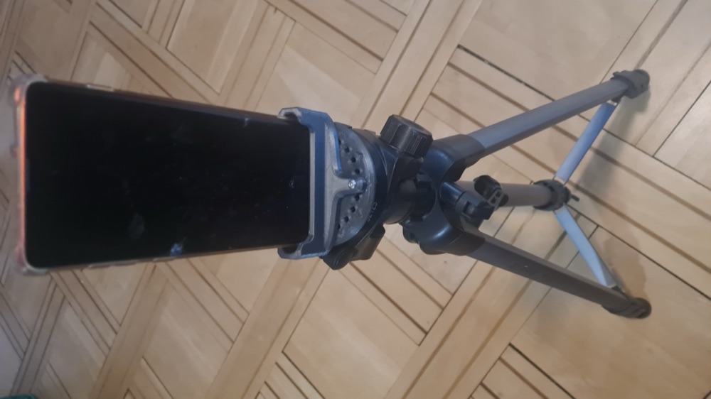 Panorama Çekimi İçin Telefon Tripod Adaptörü (15° Adımlı Dönen Üst Parça) görsel 2