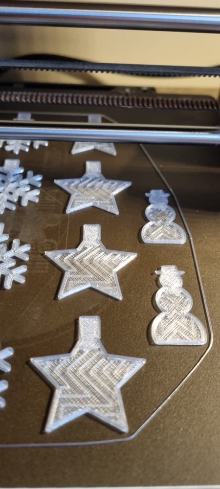 5 mm LED Işık Zinciri Noel Difüzörleri (Yıldız, Kar Tanesi, Kardan Adam) görsel 2