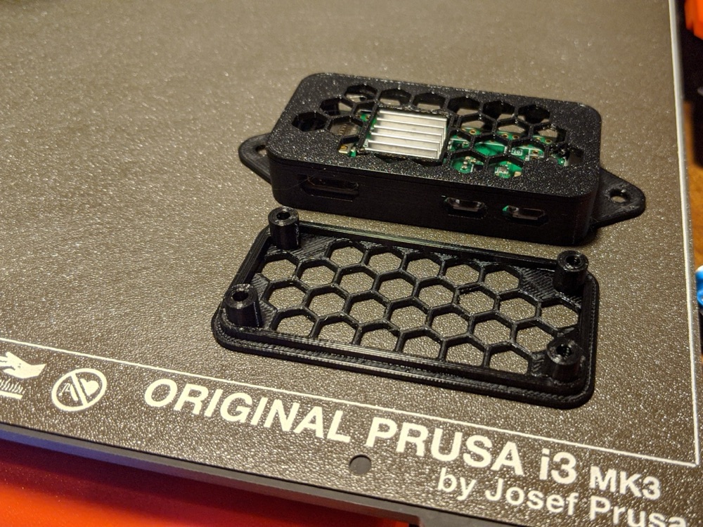 Raspberry Pi Zero Montaj Kulaklı İnce Kasa