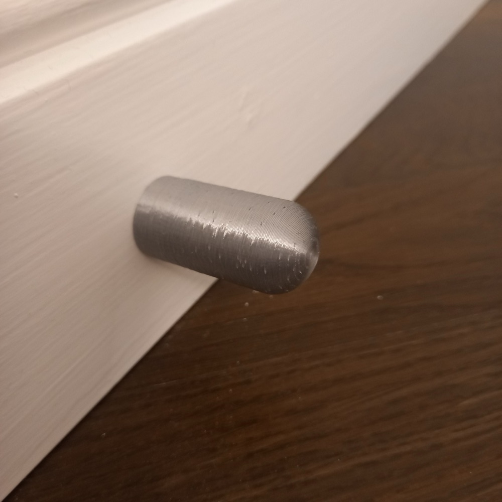 Süpürgelik Montajlı Duvar Kapı Stoperi (30, 40 ve 60 mm Boy)