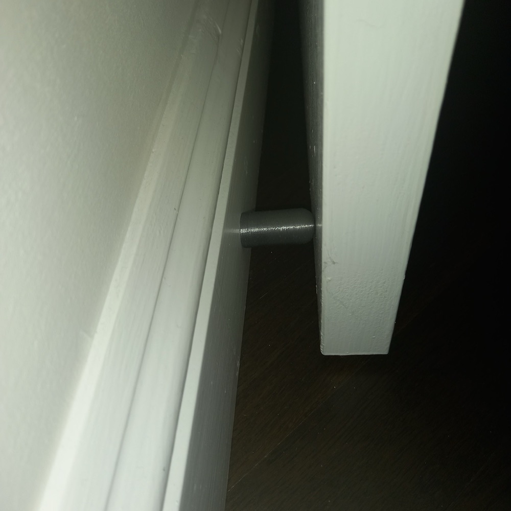 Süpürgelik Montajlı Duvar Kapı Stoperi (30, 40 ve 60 mm Boy) görsel 3