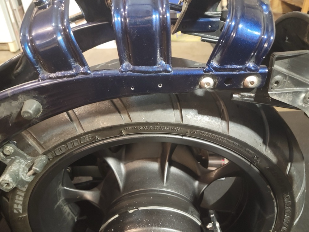 Honda Fury Sırt Demiri Delik Hizalama Şablonu görsel 2