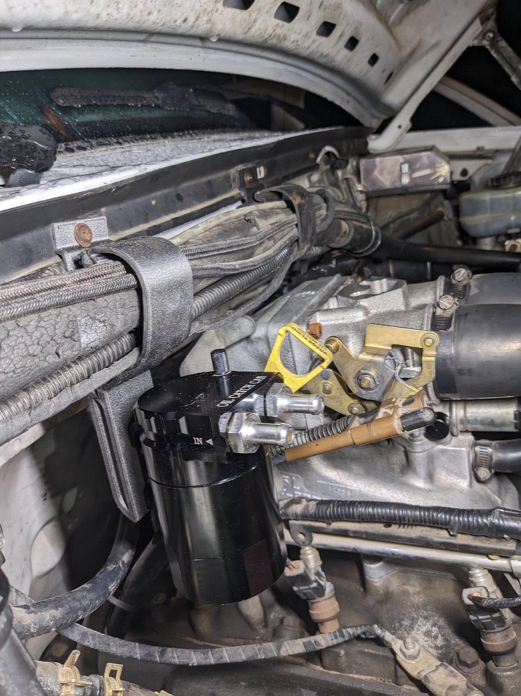 Ford F-Series OBS için yağ ayırıcı firewall montaj aparatı görsel 2