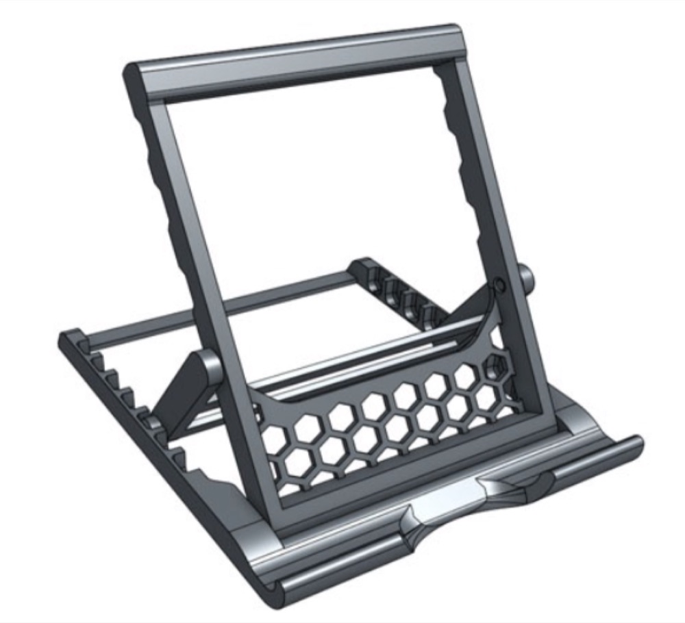 Katlanır Tablet Standı (Ayarlanabilir Açılı, Menteşeli)