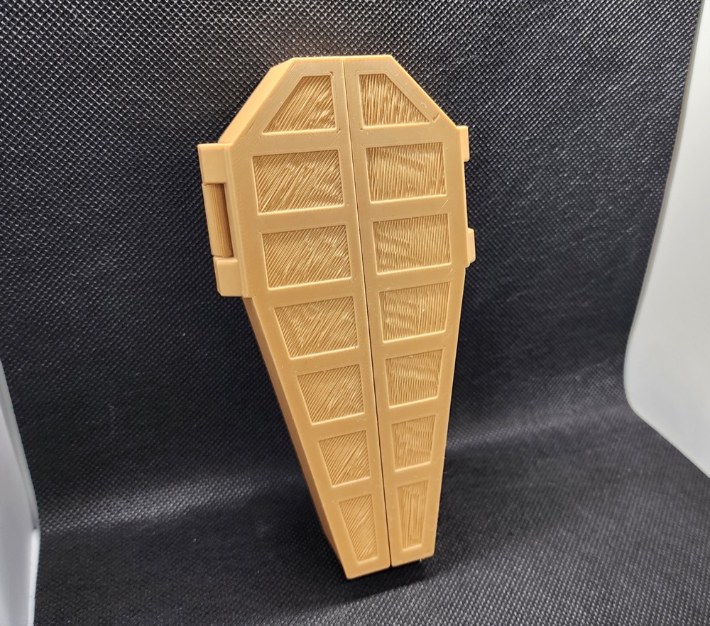 Tabut Biçimli Çift Kapaklı Mini Raf (Rafsız Seçenekli) görsel 2