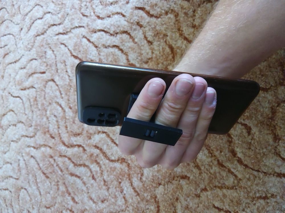 Katlanır Parmak Tutma Halkası (Telefon Arkasına Yapışan, Ultra İnce)