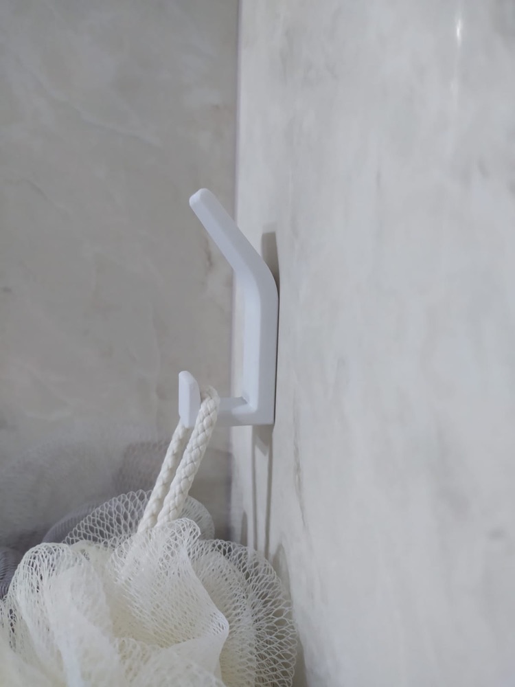 Bantla Yapışan Banyo Kancası (Duş Lifi ve Küçük Eşya Askısı)