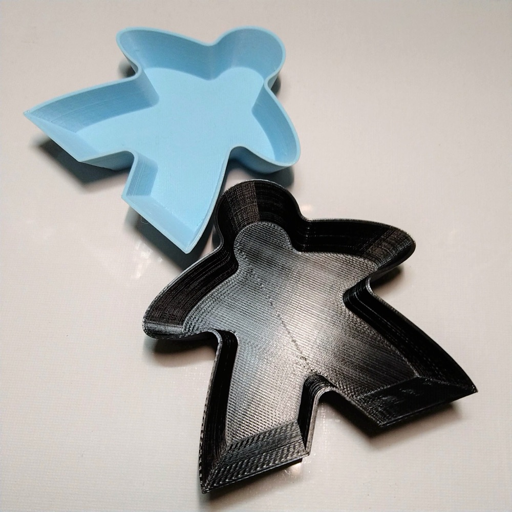 Meeple Şeklinde İstiflenebilir Oyun Tepsisi (9 cm ve 15 cm, İnce Duvarlı) görsel 2