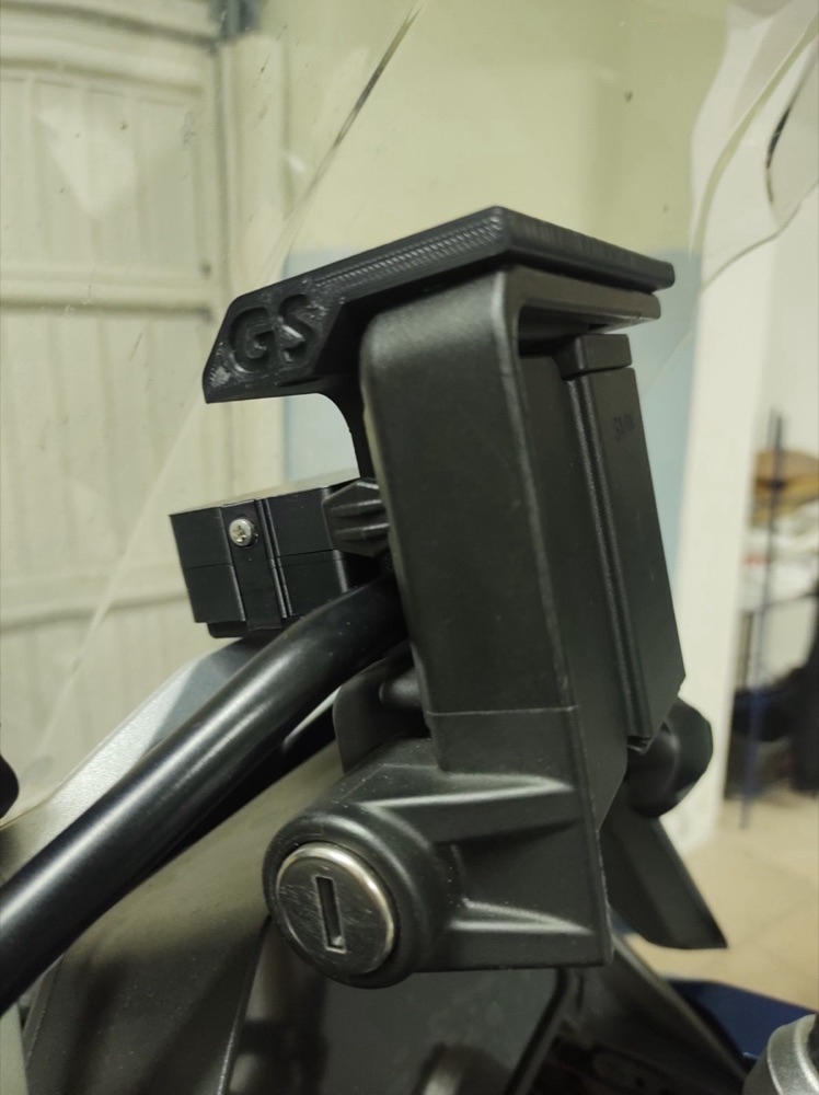 OGS/Telepass Cihaz Taşıyıcı Plaka (BMW R1200-1250 GS Uyumlu)