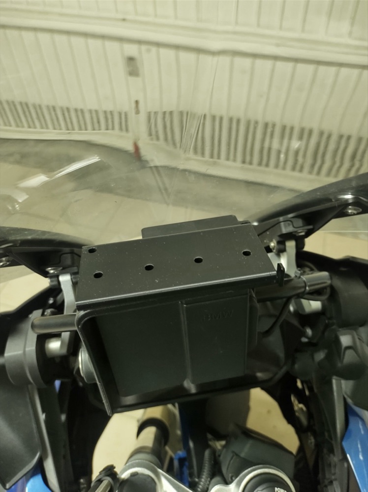 OGS/Telepass Cihaz Taşıyıcı Plaka (BMW R1200-1250 GS Uyumlu) görsel 4