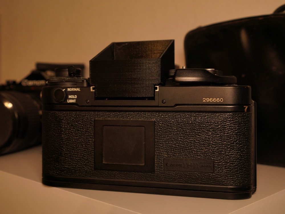 Canon New F-1 Belden Vizörü görsel 2
