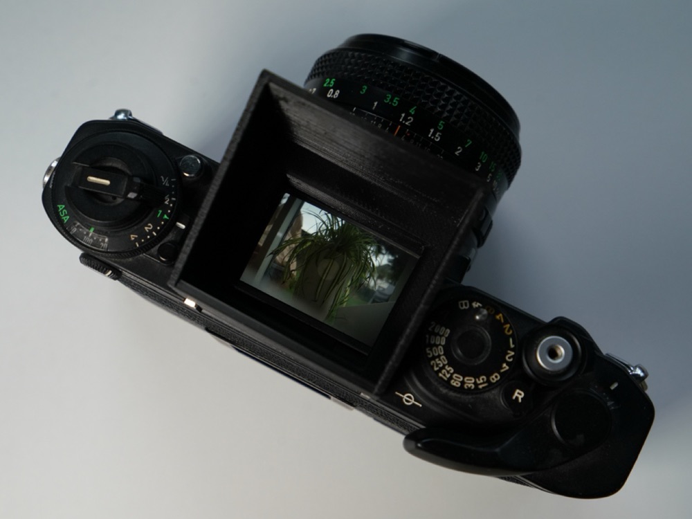 Canon New F-1 Belden Vizörü görsel 3