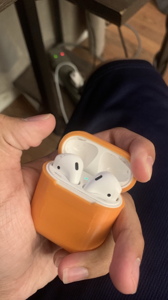AirPods Şarj Kutusu İçin Koruyucu Kılıf (Kapak Çıkıntılı) görsel 1