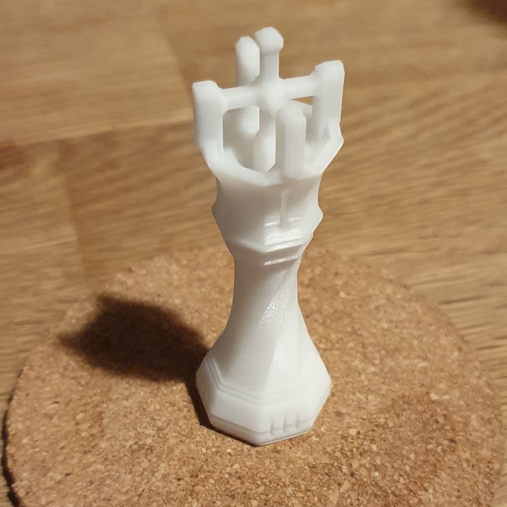 Sade Satranç Taşı Takımı (Şah 76 mm, Altı Taş Türü, Tek Dosyada Tüm Taşlar) görsel 4