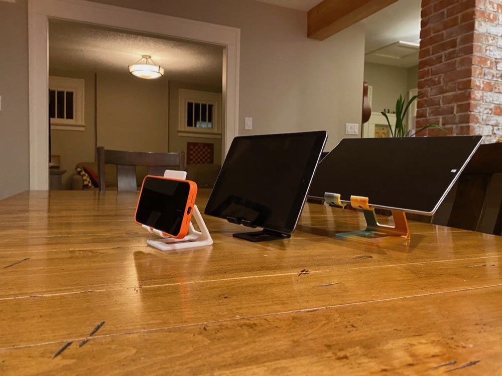 Ayarlanabilir Telefon ve Tablet Standı (Vidalı Açı Ayarlı) görsel 2