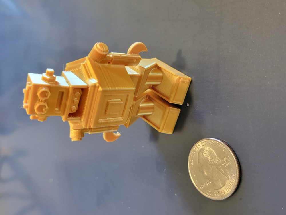 Retro Tarz Oyuncak Robot (İki Boy: 150 mm ve 62 mm)