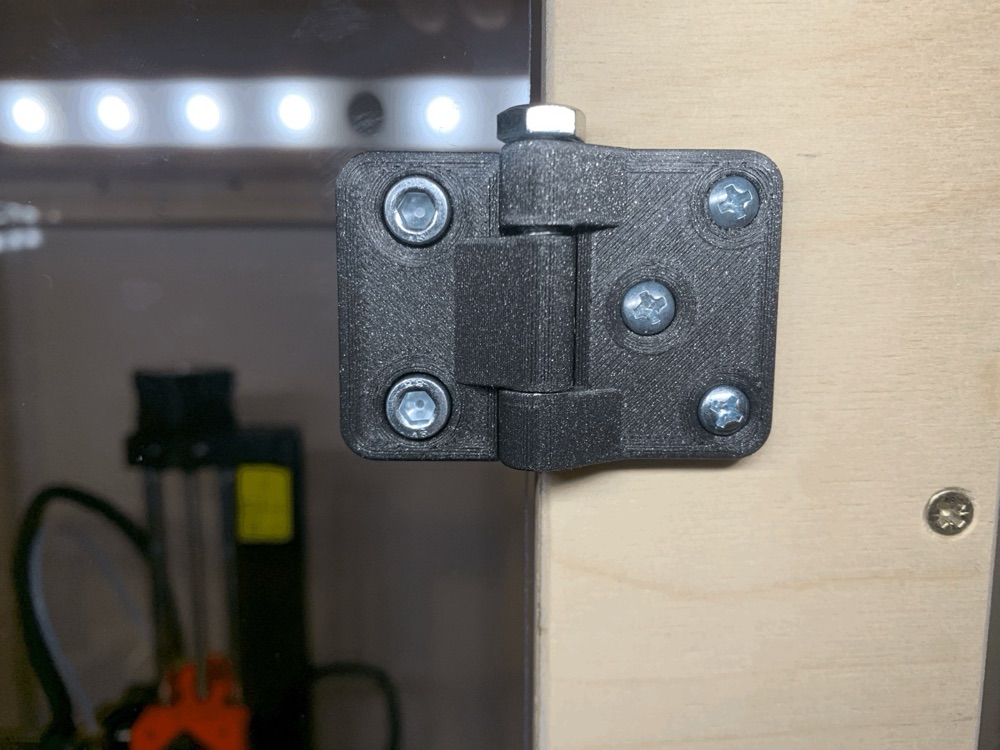 M6 Cıvata Pimli Menteşe (57 × 40 mm Plakalı) görsel 1