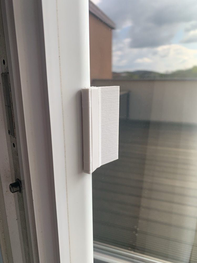 Teras / Balkon Kapısı Dış Kolu (47 mm Delik Aralıklı, Klipsli)