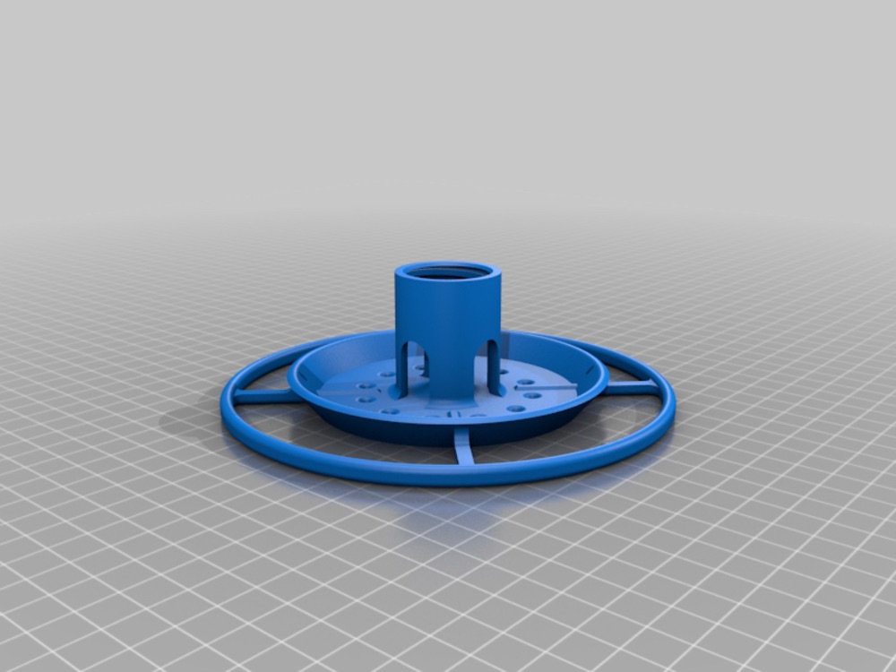 Kuş Yemliği (Şişeye Takılan, Halkalı Yem Tablası ve Kapak) görsel 3