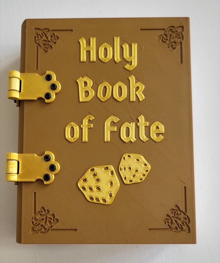 Sahte Kitap Zar Kulesi (Kader Kitabı Temalı, Mıknatıslı, Menteşeli Kapak) görsel 2