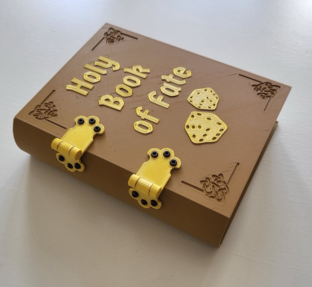 Sahte Kitap Zar Kulesi (Kader Kitabı Temalı, Mıknatıslı, Menteşeli Kapak) görsel 3