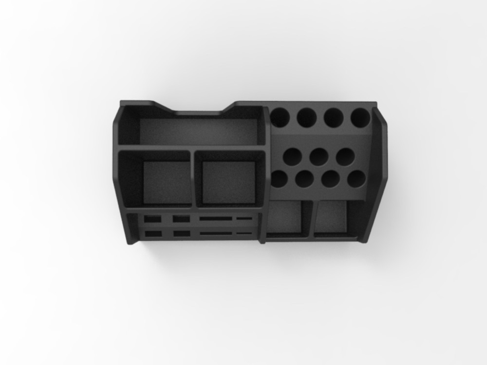 Çok Gözlü Masaüstü Düzenleyici (Kalem, USB, SD Kart ve 90 × 90 mm Not Kâğıdı Yuvalı) görsel 4