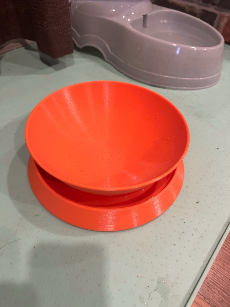 Karınca Engelli Köpek Mama Kabı (Hendekli Geniş Taban) görsel 2