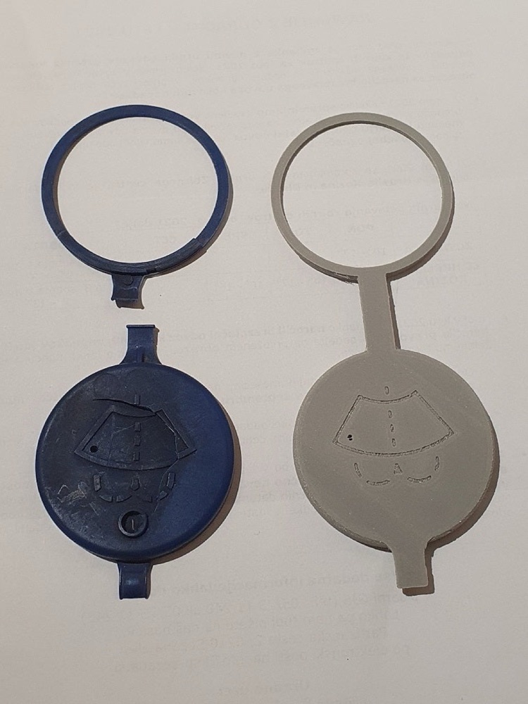 Araç Cam Suyu Depo Kapağı — Esnek TPU (152 mm) görsel 4