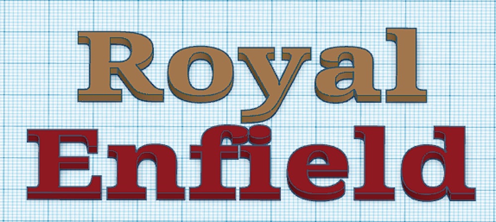 Royal Enfield Silüet Duvar Dekoru