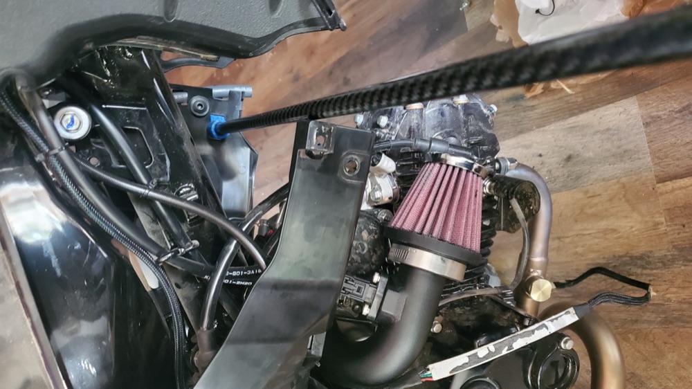 Honda Grom MSX125 Karbon Borulu Grenaj Desteği (2022+) görsel 2