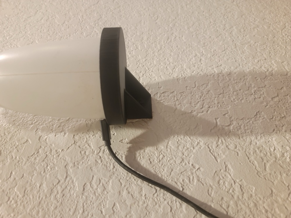Yuvarlak Duvar Rafı (74 mm Yuvarlak Cihazlar İçin) görsel 3