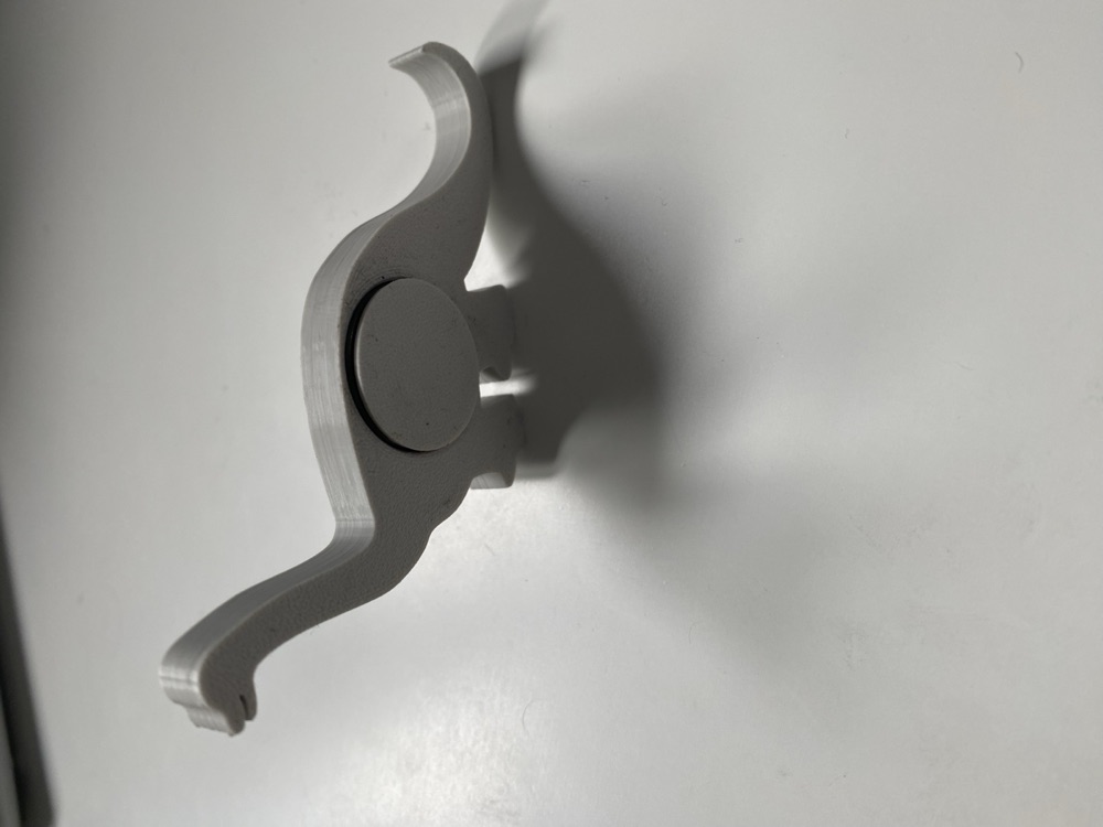 Dinozor Biçimli Dönen Fidget (Rulman Yuvalı, Kapaklı) görsel 1