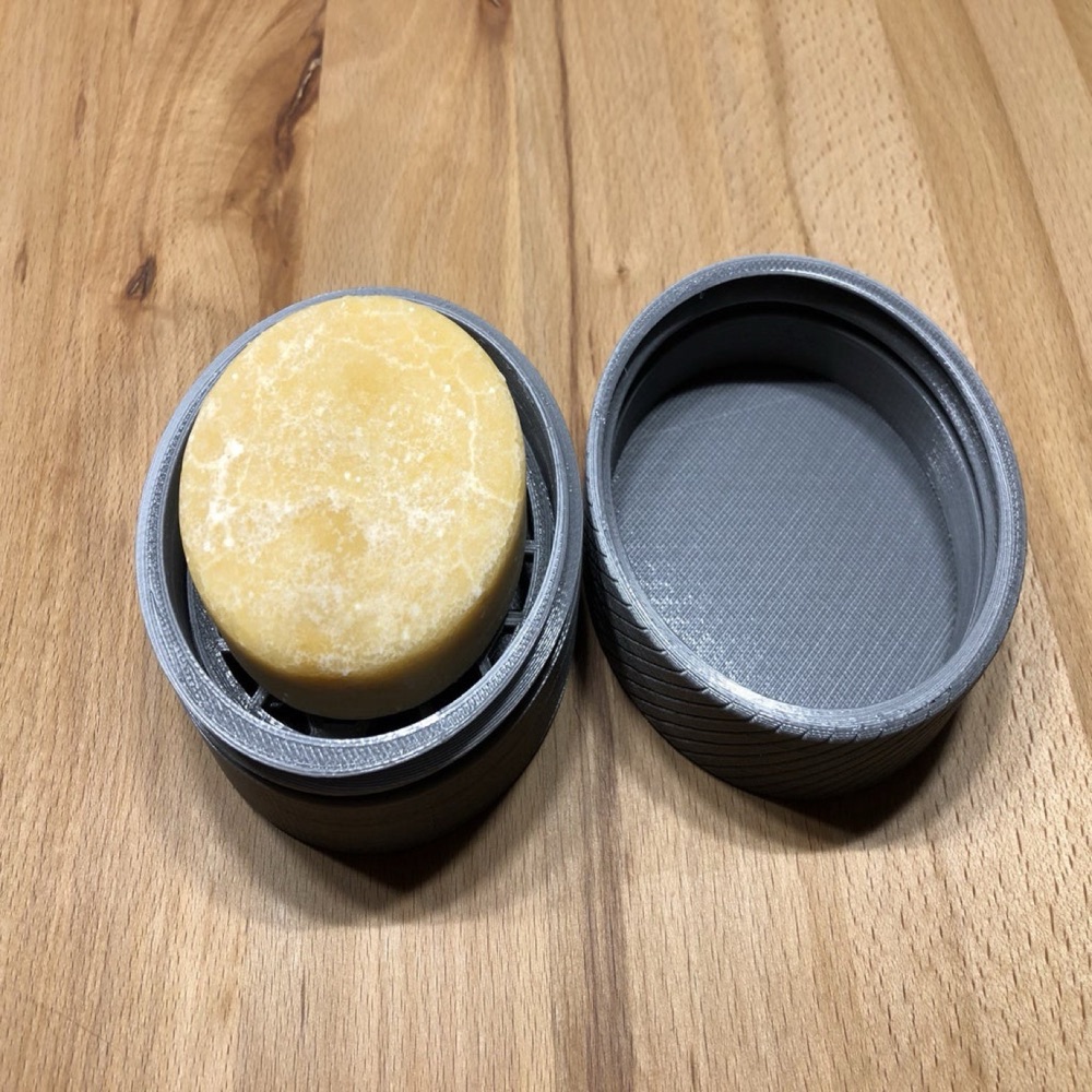 Vidalı Kapaklı Katı Şampuan ve Sabun Kutusu (60 mm Çapa Kadar, Izgara Tabanlı) görsel 2