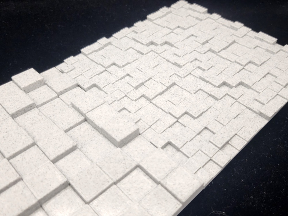 Küp Dokulu Duvar Paneli ve Fotoğraf Arka Planı (Beş Panel Boyu) görsel 3