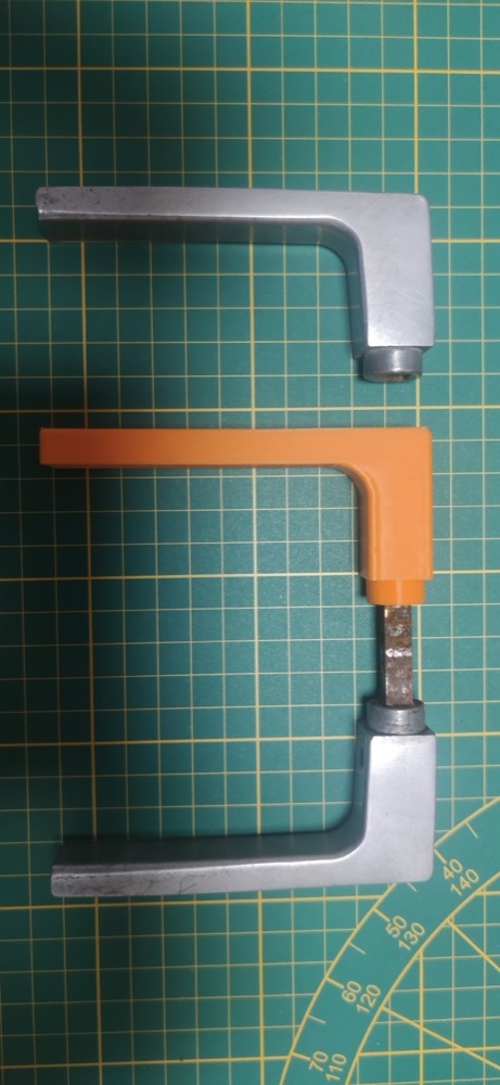 Klasik Kapı Kolu Yedek Parçası (M5 × 7 Vidalı, 110 mm) görsel 2