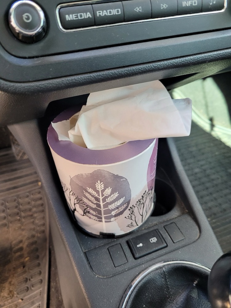 Skoda Roomster Bardaklık Boşluğu Mendil Tutucu