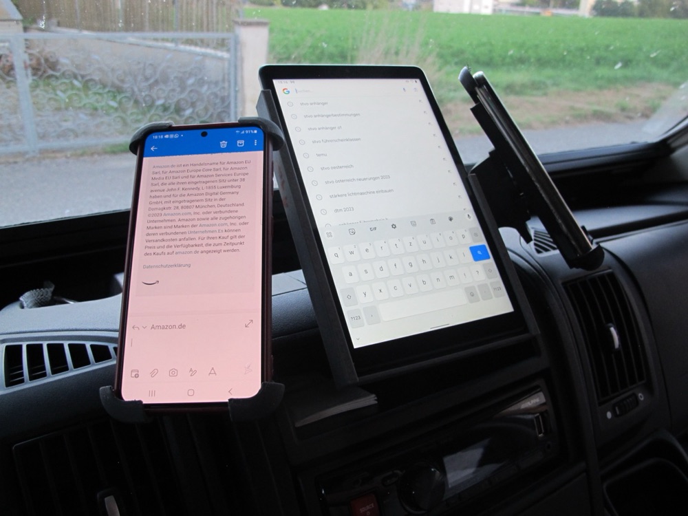 Citroën Modüler 2 Telefon + 1 Tablet Tutucu görsel 2