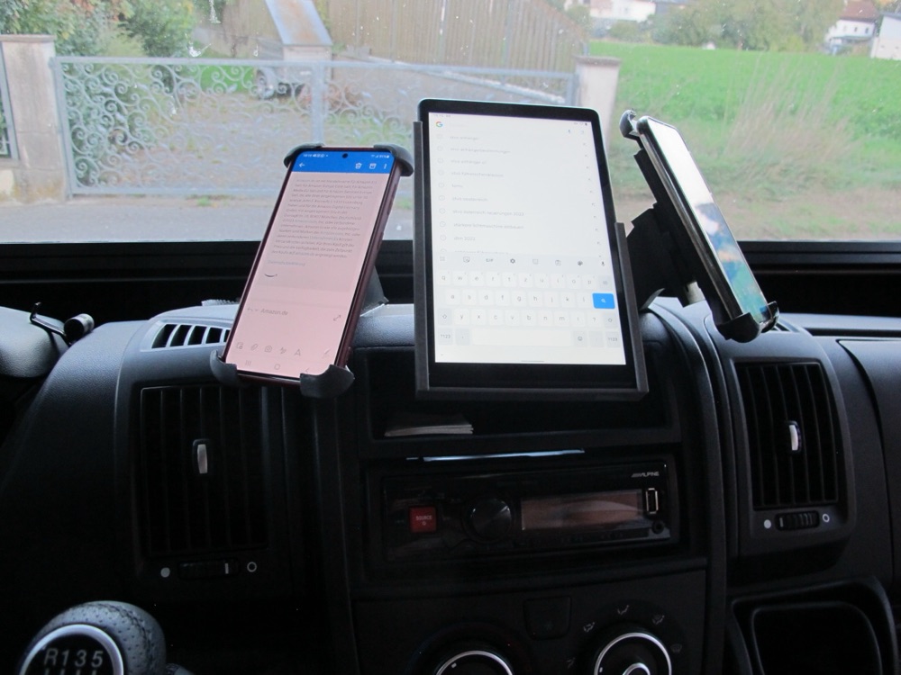 Citroën Modüler 2 Telefon + 1 Tablet Tutucu görsel 3