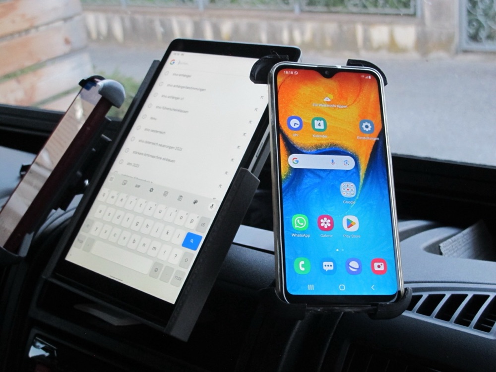 Citroën Modüler 2 Telefon + 1 Tablet Tutucu görsel 4