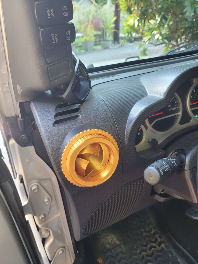 Jeep Wrangler JK Havalandırma İris Kutusu