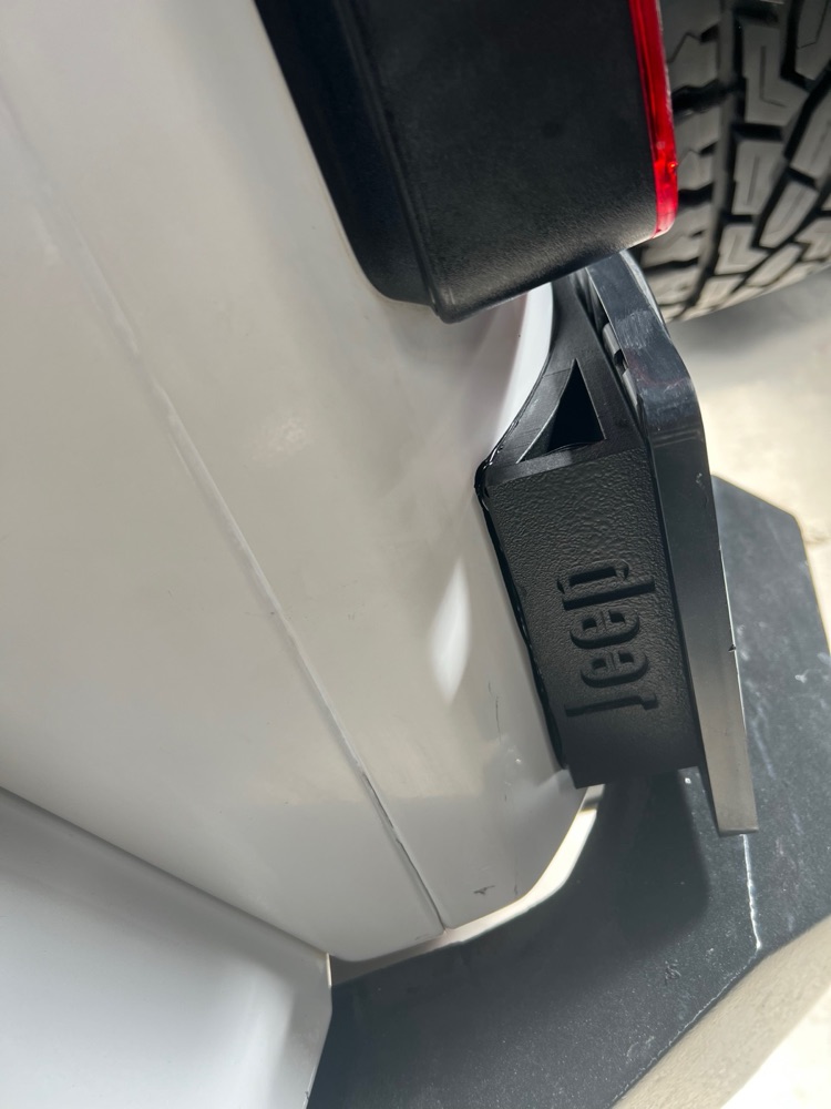 Jeep Wrangler JK Plaka Taşıma Braketi görsel 2