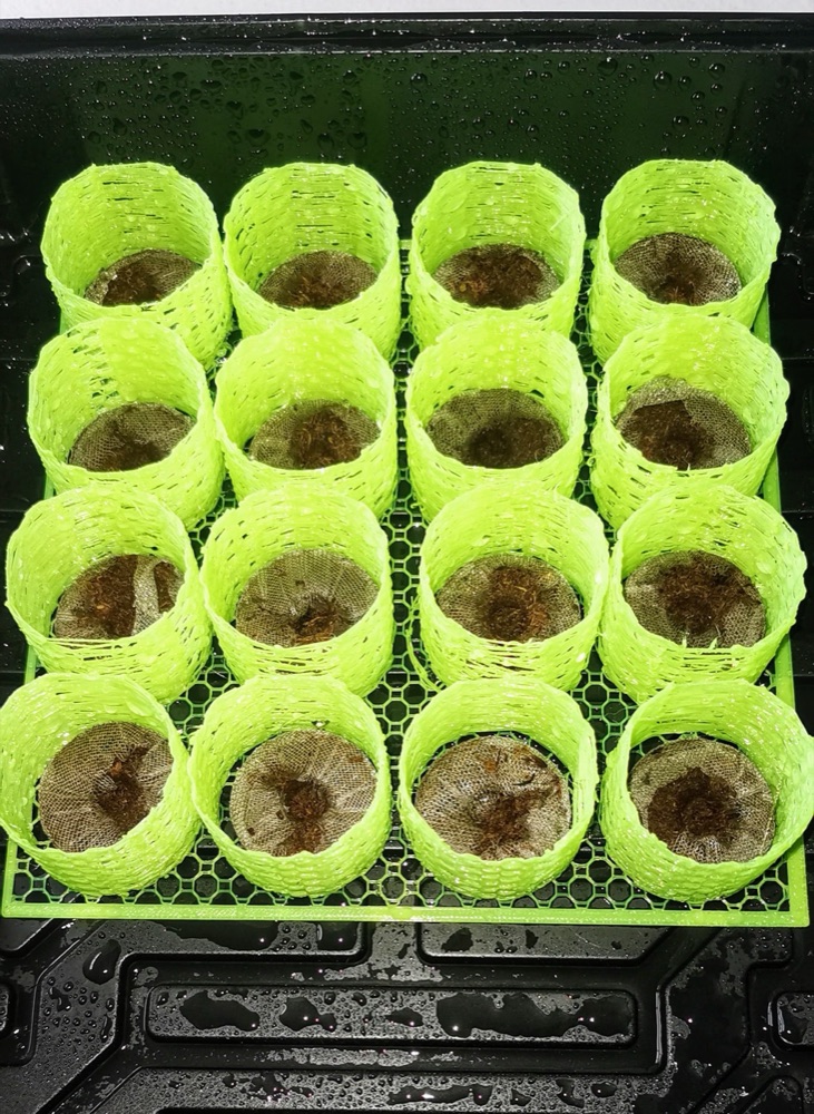 16'lı Turba Pelet Tutucu (Pencere Önü Fide Tablası)