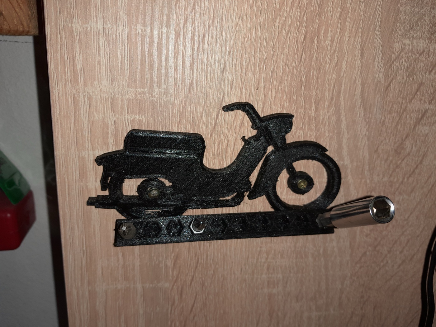 Jawa 20 Moped Silüetli Uç Tutucusu