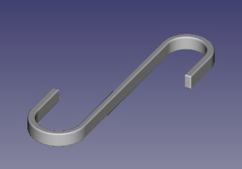 Mutfak Gereçleri İçin S Kanca (Metal Askı Çubuğuna, 150 mm) görsel 2