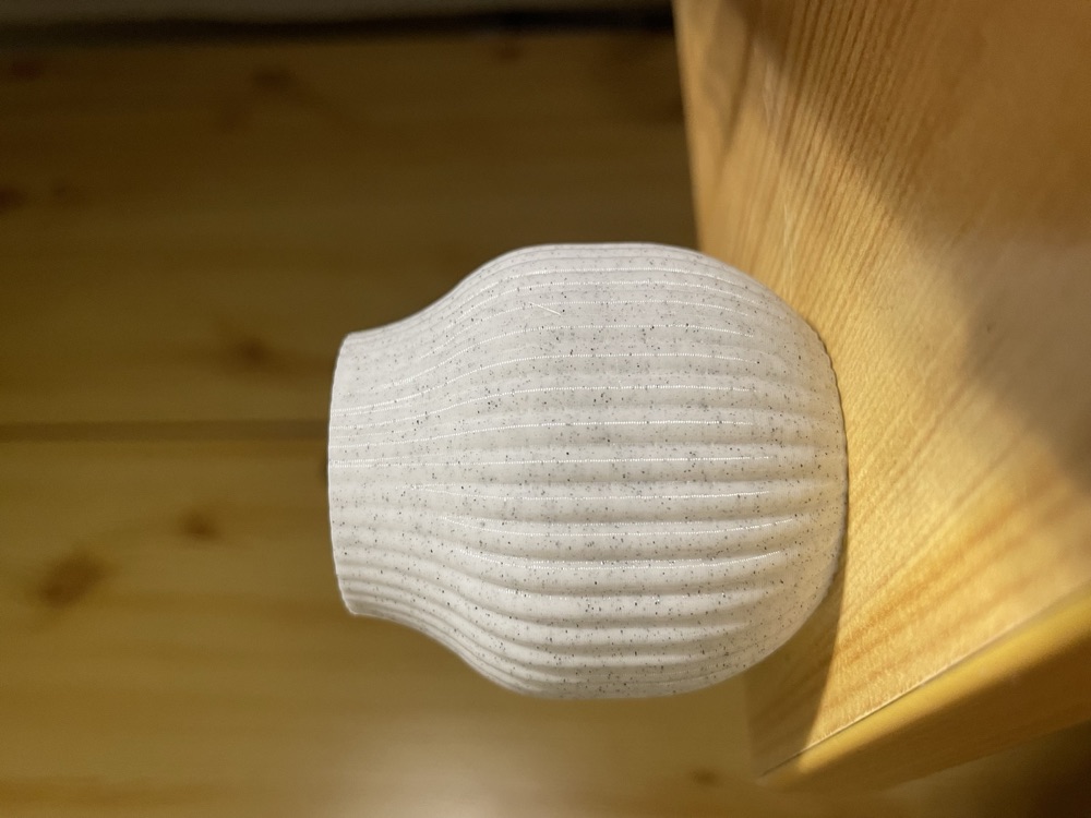 Oluklu Yüzeyli Küre Vazo (105 mm) görsel 2