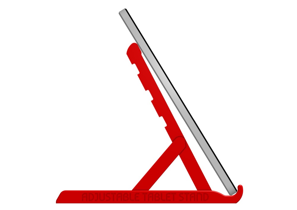 Katlanır Ayarlanabilir Tablet Standı (Eğim Ayarlı) görsel 3