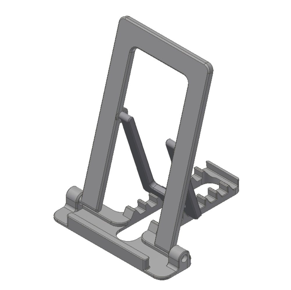 Ayarlanabilir Telefon ve Tablet Standı (Taban, Dayama Plakası ve Ayar Parçalı) görsel 2