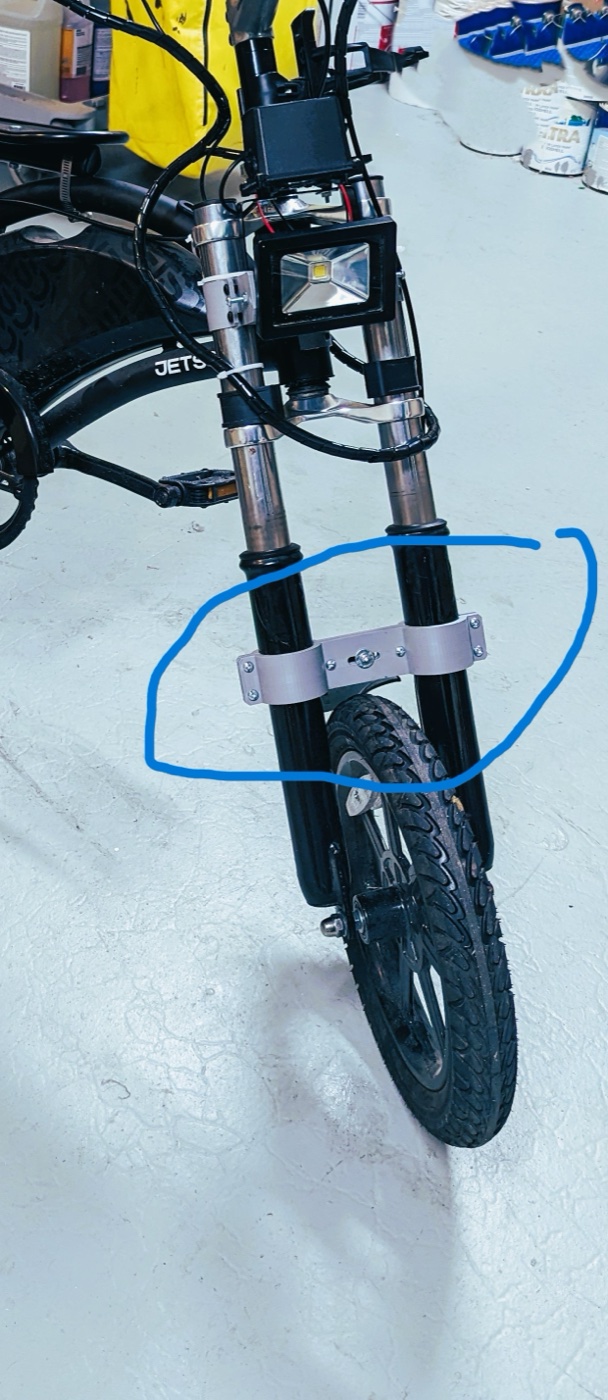 E-Bike Çamurluk Tutucusu (Amortisörlü Model)