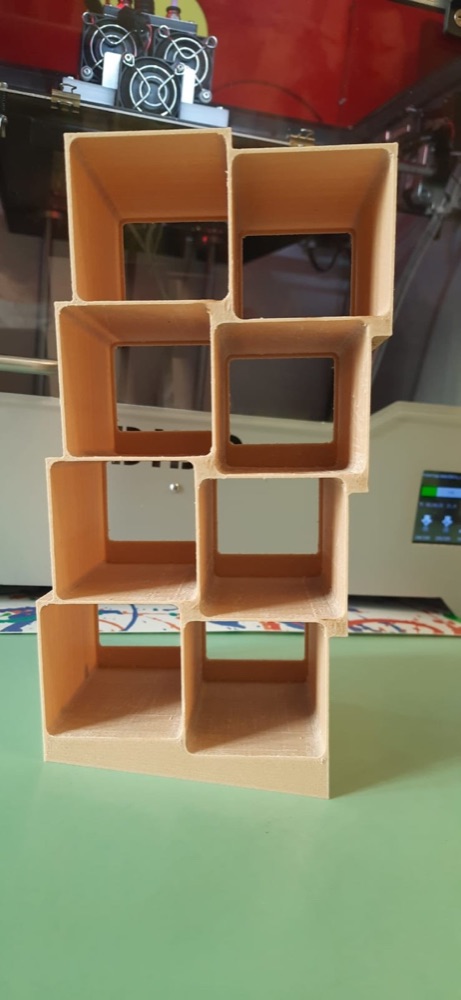 Modüler Baharat Kavanozu Rafı (8 Gözlü 2×4 Modül)